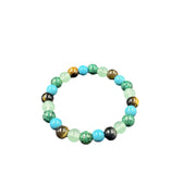 tiger's eye, turquoise, aventurine granite, granite made elastic bracelets wholesale