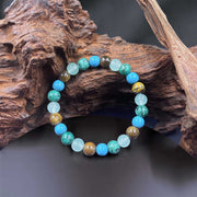 tiger's eye, turquoise, aventurine granite, granite made elastic bracelets wholesale