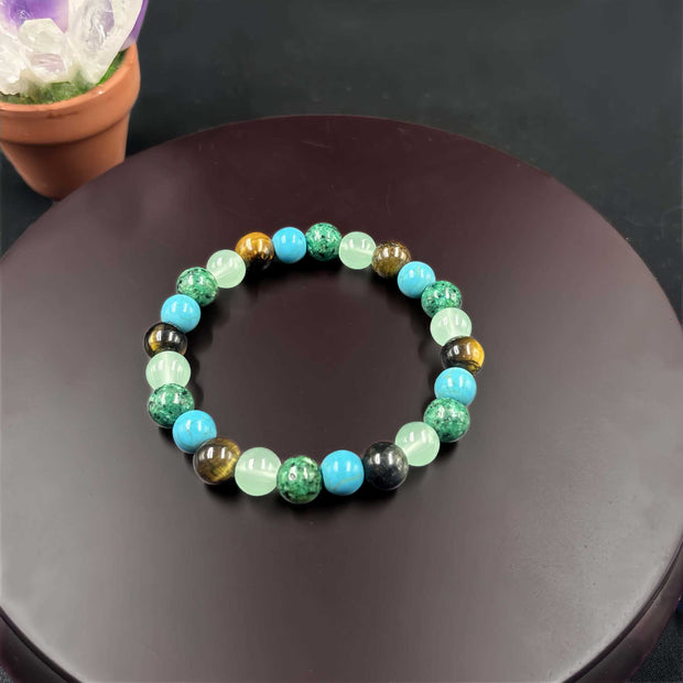 tiger's eye, turquoise, aventurine granite, granite made elastic bracelets wholesale